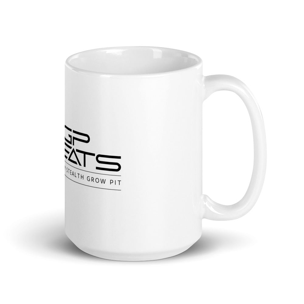 White glossy mug